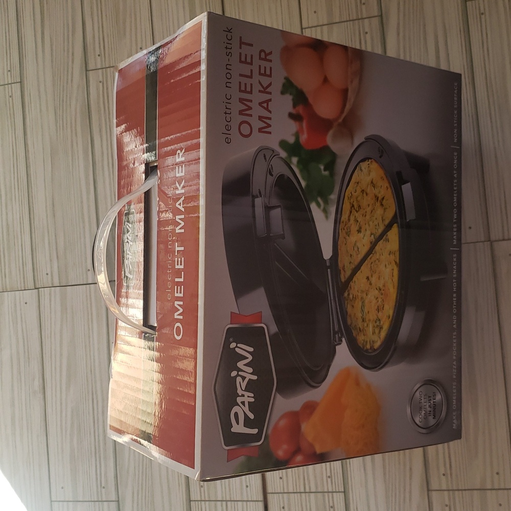 Parini Electric Non Stick Omelet Maker NWT